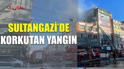 Sultangazi'de korkutan yangın